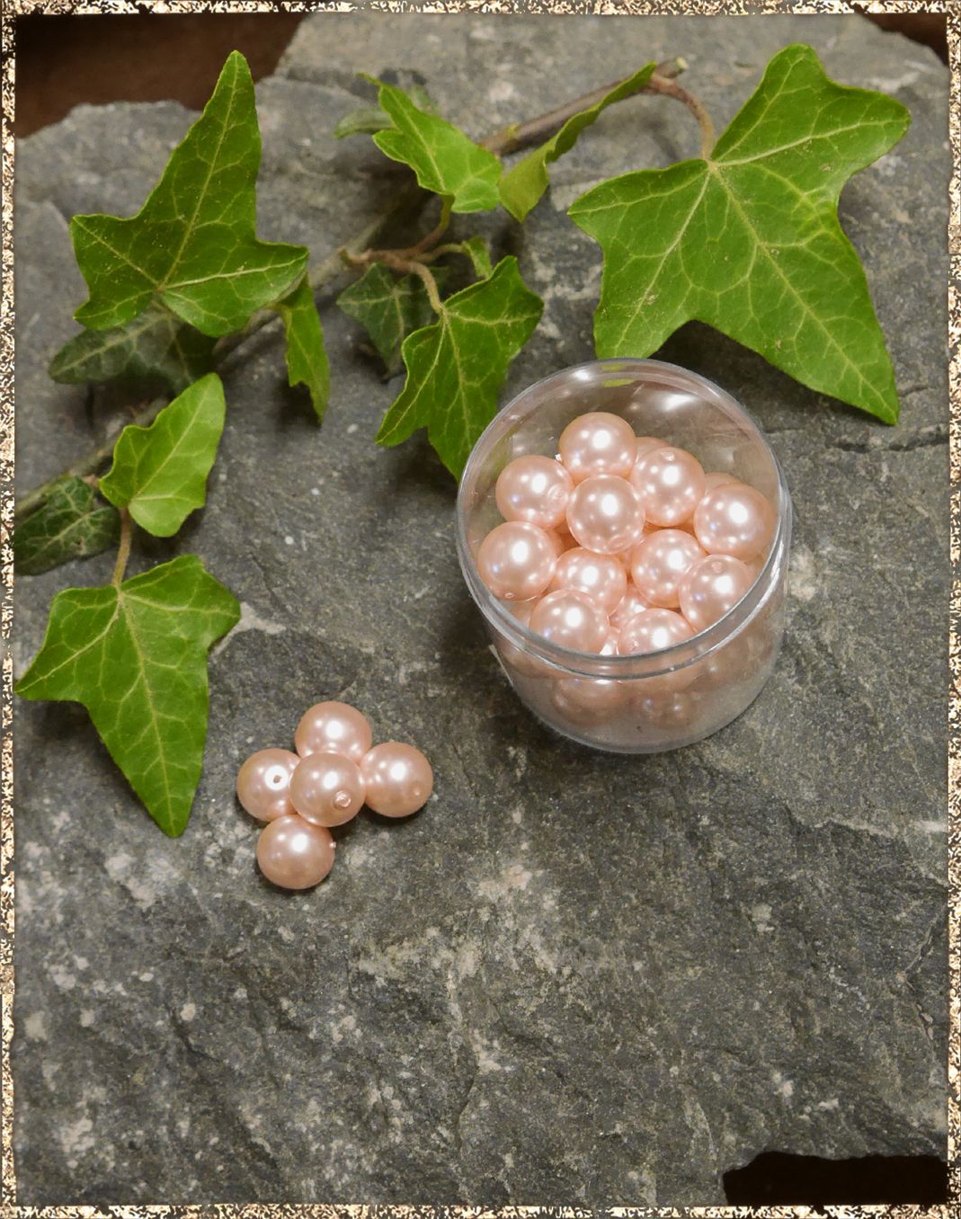 Perlen perlrosé 10 mm